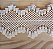 RENDA MINI TASSEL 2 BORDAS -COR BRANCO - Imagem 1