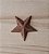 ESTRELA DE METAL ENFERRUJADA - 4,5cm - Imagem 1