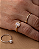Anel Zircônia Detalhe Cravejado - Imagem 2
