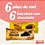 Kit com 6 Biscoitos Pão de Mel + 6 Biscoitos com Cobertura de Chocolate SG® Sem Glúten Aminna, 100g - Imagem 1