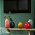 Mini Vaso de Metal Round Vermelho - Home Accessories - Imagem 2