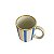 Caneca Porcelana Classic - Vintage Blue - Imagem 2