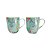 Set/2 Caneca Azul Pip Studio Pequena Flowers Jolie - Imagem 1