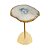 Mesa Cinzel G com Detalhes em Dourado - Imagem 1