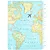 CADERNO BY GOCASE MAPA MUNDI AZUL - Imagem 4