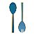 Set/2 Colheres p/ Salada Esmaltadas Azul - Spring to Life - Imagem 2