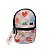 Estojo Mochila Xadrez Rosa - Imagem 1