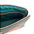Necessaire Grande Triamgle Jambo Flower Azul - Imagem 3