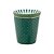 Set com Caneca s/ Alça Dots e Mini Prato Verde - Mugs & Match - Imagem 1