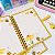 DIÁRIO ELEGANTE COM CADEADO CORAÇÃO DOURADO 100 FOLHAS BUSY BEES - Imagem 3