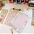 PRANCHETA ESTAMPADA A5 + 30 FOLHAS DECORADAS AMOR POR LIVROS - Imagem 1
