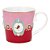 Caneca Grande Medallion Rosa/Vermelho - Love Birds - Imagem 1