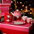 Caneca Grande Medallion Rosa/Vermelho - Love Birds - Imagem 2