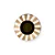 Vaso de Metal 35 Stripes Branco/Dourado - Home Accessories - Imagem 3