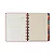 Planner Permanente Wire-o Clássica Semanal Notas A5 Vermelho Quente - Imagem 6
