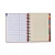 Planner Permanente Wire-o Clássica Semanal Notas A5 Vermelho Quente - Imagem 7