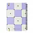 Caderno Espiral Colegial Melissa Pautado Casa das Abelhas Lilás 1 Matéria 80 fls - Imagem 6