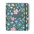 Caderno Criativo Argolado Lagoa Pautado 17X24 Cisne Floral Verde - Imagem 1