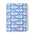 Caderno Espiral Colegial Lagoa Pautado 17X24 Passeio dos Cisnes 10 Matérias 160 Fls - Imagem 9