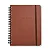 Planner Permanente Wire-o Clássica Semanal Notas A5 Café - Imagem 1
