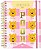 Caderno Smart Universitário com 80 folhas Reposicionáveis (90g) Pooh - Fechamento em Elástico - Imagem 1