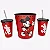 Kit Almofada Porta Pipoca Com Balde E 2 Copos Mickey Mouse - Imagem 2