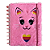 Caderno Tilidisco Pelúcia Universitário Connect 10 Matérias Purrfect Cats 160 Folhas - Imagem 1