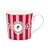Caneca Pequena Medallion Stripes Rosa/Vermelho Love Birds - Pip studio - Imagem 1