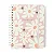 Planner Permanente Wire-o Melissa Semanal Notas A5 Pink Bloomy/Cicero - Imagem 1