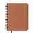 Agenda Planner Wire-o 2026 Clássica Semanal Notas c/ Divisórias A5 Caramelo/Cicero - Imagem 1