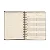 Planner Permamente Wire-o Clássica Financeiro A5 Caramelo/Cicero - Imagem 11