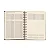Planner Permamente Wire-o Clássica Financeiro A5 Caramelo/Cicero - Imagem 8