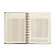 Planner Permamente Wire-o Clássica Financeiro A5 Caramelo/Cicero - Imagem 10