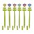 CANETA FLOR TUTIPA GEL LOVE  0,5 MM - Imagem 1