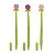 CANETA FLOWERS ROSA GEL LOVE 0,5 - Imagem 1