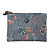 Necessaire cosmética plana pequena flor festival azul claro/vermelho vieira Pip Studio - Imagem 1
