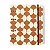 Caderno Criativo Argolado Office Duo Bossa Nova Pautado & Pontado A5 Boemia Caramelo Cicero - Imagem 1