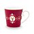 Caneca Grande Medallion Deer Vermelho Escuro- Pip Studio - Imagem 1