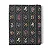 Caderno Organizador Jardim Pautado & Pontado A5 Preto - Imagem 1