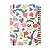 Caderno Espiral Doce Florada Pautado 17,3x24 Off White 1 Matéria 80 fls - Imagem 6