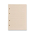 Refil Caderno Argolado 40FLS Polen 80g 17x24 Pautado - Imagem 1