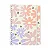 Caderno Espiral Melissa Pautado 20x27,5 Block Bloomy 1 Matéria 80 fls - Imagem 1