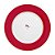 Prato de Jantar Vermelho - Love Birds - Imagem 1