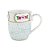 Set/2 Caneca Pequena Branco - Blushing Birds - Imagem 2