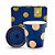 Set Caneca s/ Alça e Mini Prato Azul Marinho - Dot Delight - Pip Studio - Imagem 1