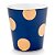 Set Caneca s/ Alça e Mini Prato Azul Marinho - Dot Delight - Pip Studio - Imagem 4