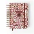 Agenda Planner Wire-o 2027 Melissa Diária 11,5x16 Mini Bloomy Chocolate - Imagem 1