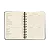 Agenda Planner Wire-o 2027 Melissa Semanal Anotações A5 Mini Bloomy Manteiga - Imagem 6