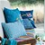 Almofada Flor Indiana Azul  Spring to Life - Imagem 2