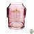 Vaso de Vidro Empilhável Dragonfly Rosa - Spring to Life - Imagem 1